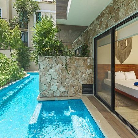 Apartamento ***New Swim Up with Prívate Jacuzzi*** Tulum Exterior foto