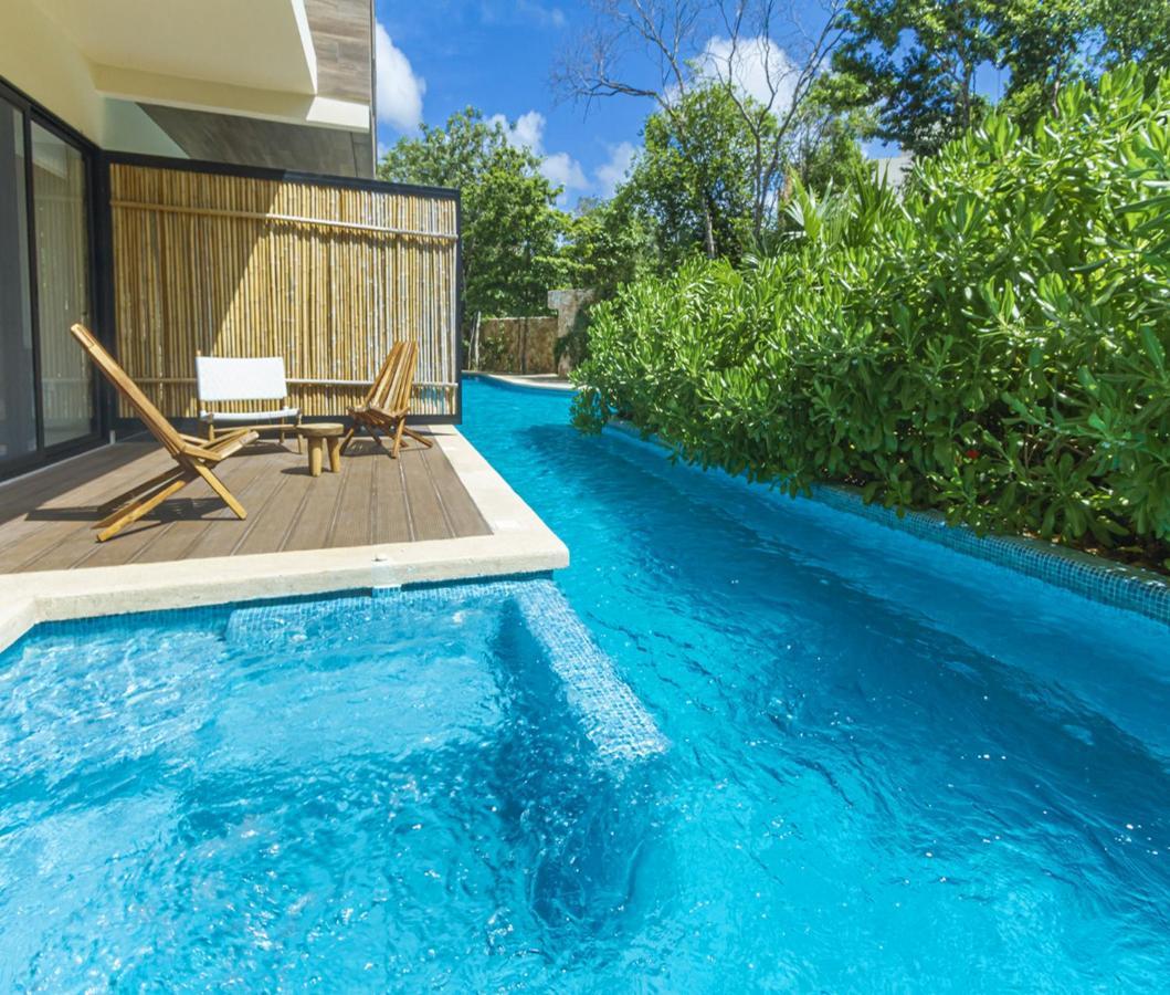 Apartamento ***New Swim Up with Prívate Jacuzzi*** Tulum Exterior foto