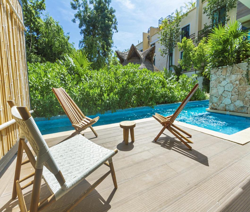 Apartamento ***New Swim Up with Prívate Jacuzzi*** Tulum Exterior foto